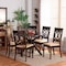 Baxton Studio Jessie Modern and Contemporary Sand Fabric and Dark Brown Finished Wood 7-Piece Dining Set 174-10537-10894-Zoro - alternate 6